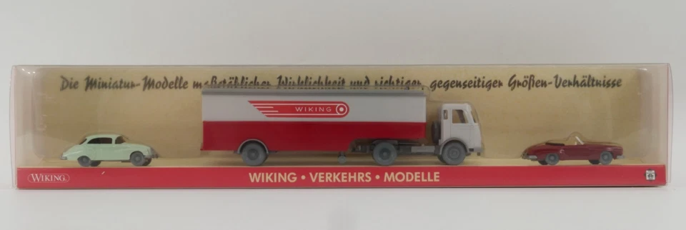 Wiking 1:87 PMS Verkehrsmodelle A.S.S H0 WVM 2 172055 Mercedes LKW PKW Set OVP