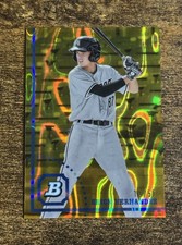 2022 Bowman Heritage Erick Hernandez Gold Lava Refractor #BHPC-56 /50 RC SSP