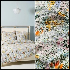 Anthropologie 52 Conversations Colloquial Twin Duvet Cover  Standard Sham
