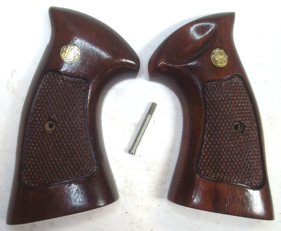 Cuadro original Smith & Wesson N GONCALO CHECKERED TARGET empuñaduras culata cuadradas S&W 29 58 Foto 2 de 4