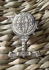 Old Original Vintage Antique Military Cap Hat Badge. WW1. WW2. Not Helmet.