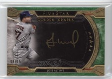 2018 Topps Five Star Golden Graphs Green 8/15 Jose Altuve #FGG-JA Auto 16wc