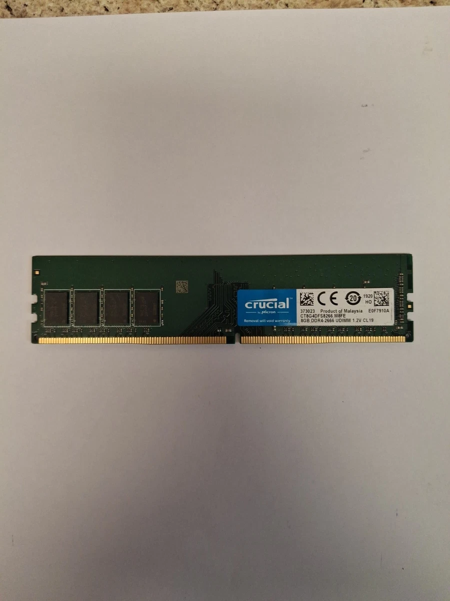 Crucial DDR4 SDRAM 8 GB Total Capacity Memory (RAM) for sale | eBay