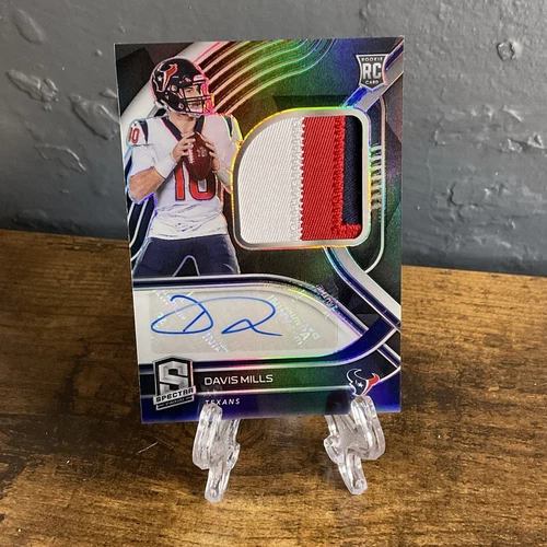 Davis Mills 2021 Spectra RPA /125 #223 Houston Texans 