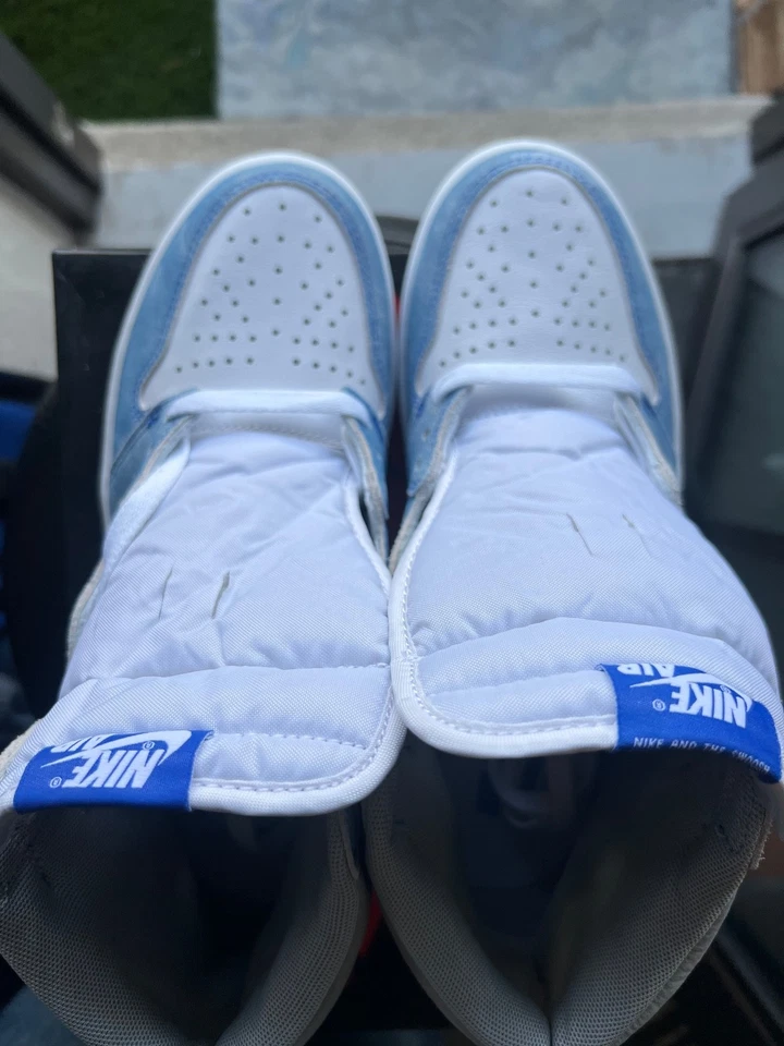 Air Jordan 1 Retro Alto OG "HYPER ROYAL" 2021 - Talla 9 - ¡Nuevo! Foto 4 de 4