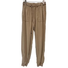 Universal Thread Womens Tan Khaki 100 Lyocell Elastic Waist Jogger Pants Small