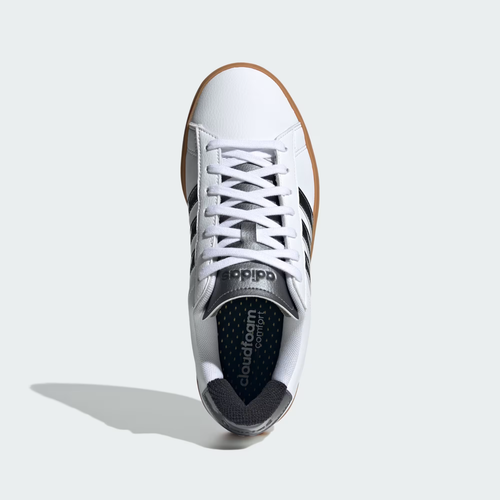 Adidas Grand Court 2.0 JH8683 Sneaker Women's White Black Sportswear Shoes ADI86 - Picture 4 of 27