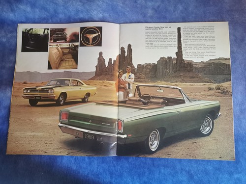 1969 PLYMOUTH BELVEDERE, ROAD RUNNER, GTX ETC DELUXE SALES BROCHURE, NEAR NOS! - Picture 5 of 10