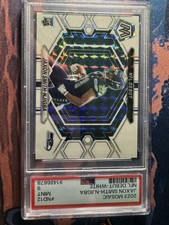 2023 Mosaic Football Jaxon Smith Njigba Rookie NFL Debut White Mosaic /25 PSA 9