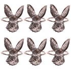  6 Pcs Serviettenständer Tischserviettenhalter Metallserviettenringe