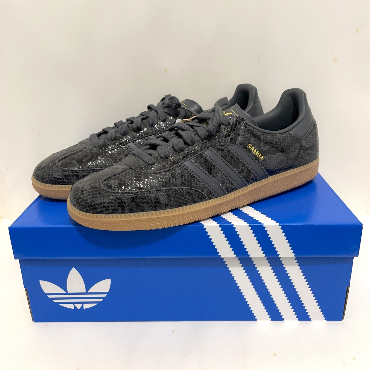 adidas Originals Samba OG JQ3532 Core Black / Grey Six / Gum Men's