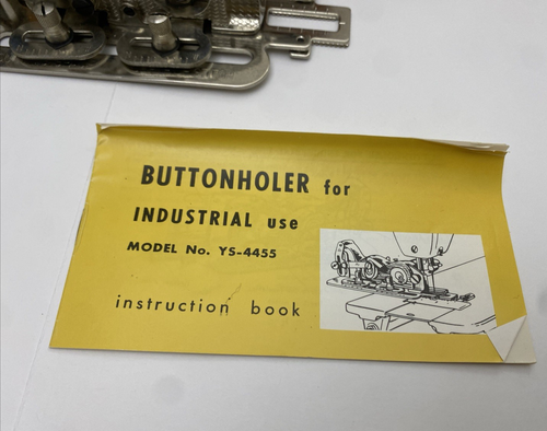 YS STAR YS-4455 INDUSTRIAL Sewing Machine BUTTONHOLER Attachment JAPAN - Picture 6 of 24