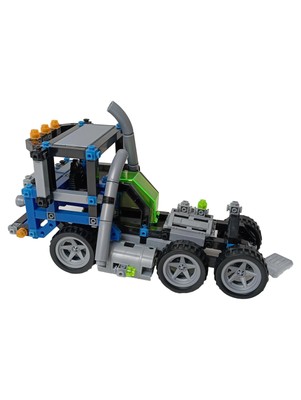 Mattel Mega Construx Truck Sattelzugmaschine Bauset Komplett Mehrfarbig