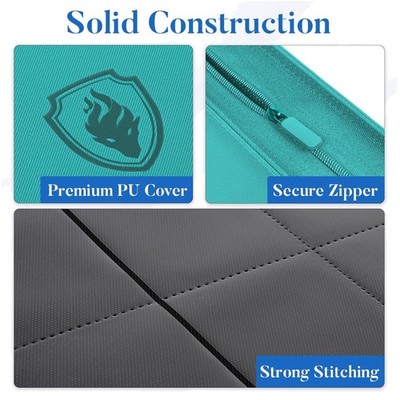 Protective 12 Pocket Card Binder for Trading Cards
