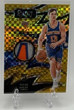 Tyler Kolek 2024-25 Panini Select Sparks Jersey Patch RC Gold Prizm /10! Knicks