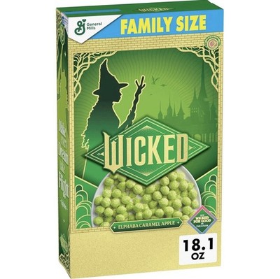 Wicked Cereal Elphaba Caramel Apple COLLECTIBLE Box Limited 18.1oz AUG 2026