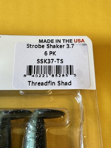 “New Release” MASTERCLASS 6th Sense Strobe Shaker 3.7. Threadfin Shad - Picture 3 of 3
