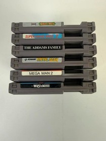 Lot of 6 NES Carts - UNTESTED PAL Carts ONLY - Mega Man Metal Gear Castlevania