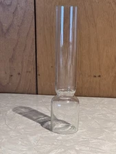 Clear Glass VINTAGE OIL LAMP CHIMNEY KOSMOS 6.5” Tall ” X 1.5” X  1.0625”