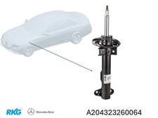 Dämpferbein vorne links/rechts C-Klasse W204 *A2043232600* Original Mercedes