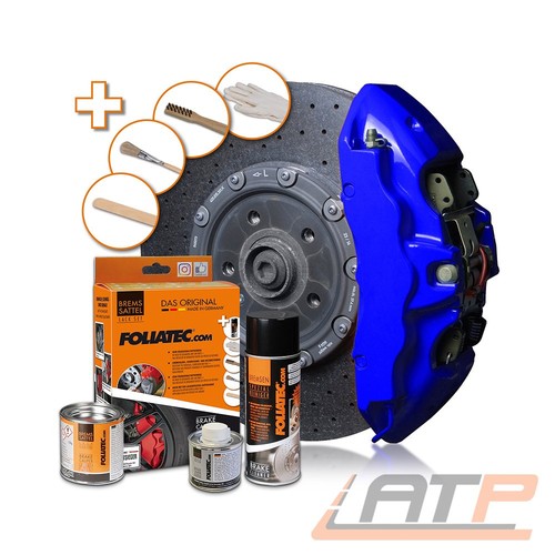 FOLIATEC BREMSSATTEL LACK SET BREMSSATTELLACK FARBE RS BLUE BLAU 7-TEILIG - Bild 2 von 7