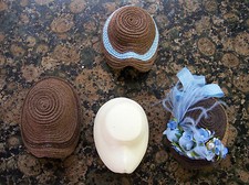 LATEST RESIN CL17 FRENCH FASHION HAT MOLD, FORM 12" DOLL HEAD 6 TO 6 1/2"