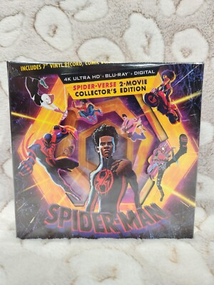 Spider-verse 2 Movie COLLECTORS EDITION (4K UHD + Bluray)  ️ NIB Sealed 