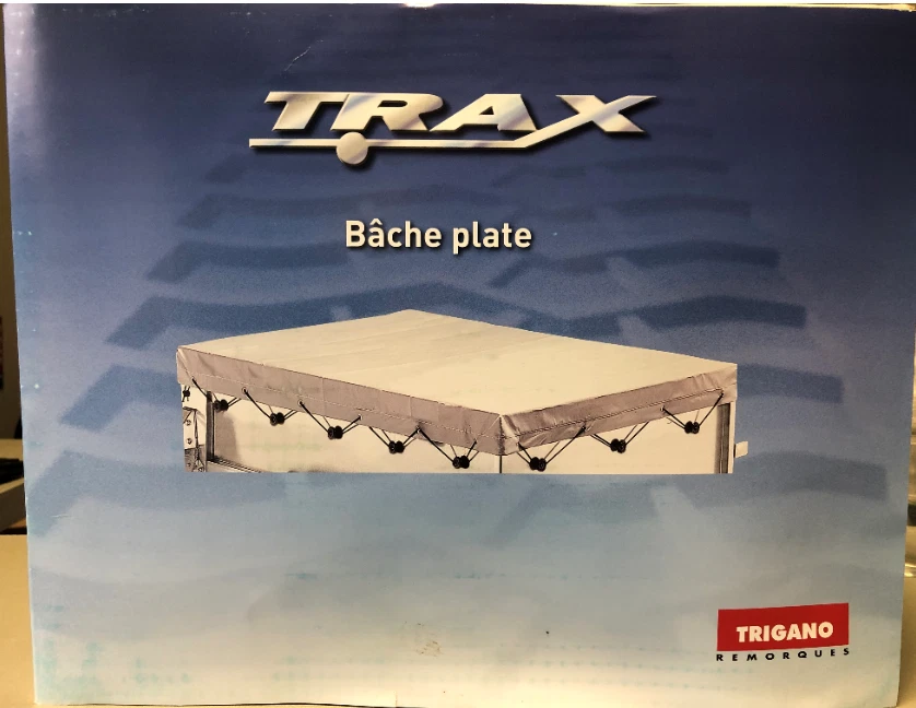 Bâche imperméable pour remorque 230 x 130 cm avec sandow - Immagine 2 di 2