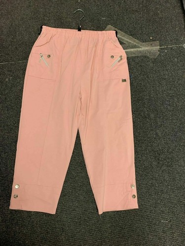 Womens 3/4 Length Trousers Ladies Cropped Capri Pants Shorts Size 10-12- 22- 26 - Picture 12 of 13