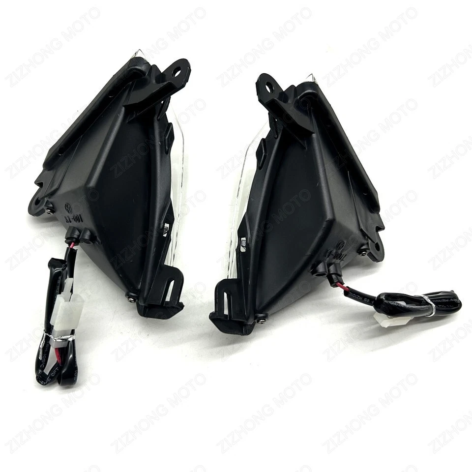 Luz de señal de giro delantera LED transparente para Kawasaki Z1000 Z750 GTR1400 Concours 14 Foto 2 de 4