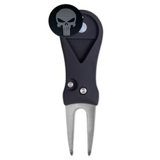 The Punisher Marvel Golf Ball Marker  Switchblade Divot Tool Novelty Laser