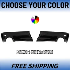 NEW Choose Your Color Rear Bumper End Set For 2019-2020 Ford F-150 Dual Exhaust