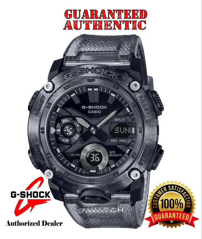 Buy Casio G-Shock GA2000SKE-8A Transparent Grey Analog Digital