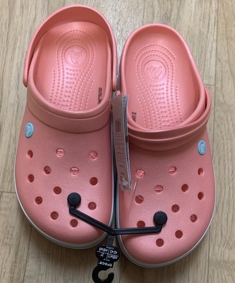 crocs melon pink