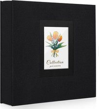 Photo Album 4x6 600 Photos, Leather Cover Extra Large Capacity Holds 600 Hori...