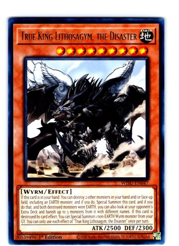 True King Lithosagym, The Disaster TOCH-EN038 Yu-Gi-Oh! Card Unlimited Mint  | eBay