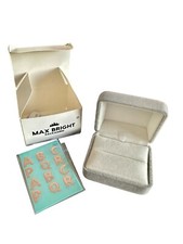 Velvet Jewelry Gift Ring Box for Marriage Proposal, Engagement - Gray