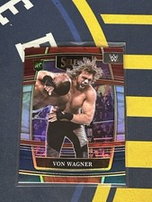 2022 Panini Select WWE - Concourse Red & Blue Prizm #96 Von Wagner (RC)