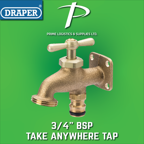 DRAPER TOOLS Brass Hose Pipe Tap Connectors & Fittings Hozelock
