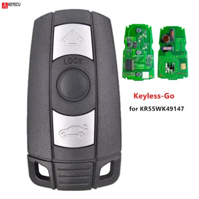 Smart Remote Key Fob 315MHz for BMW 3 5 Series with Comfort Access KR55WK49147 - Image 1 of 4