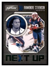 2021 Panini Playbook Rhamondre Stevenson Next Up Insert NXT-RST Patriots