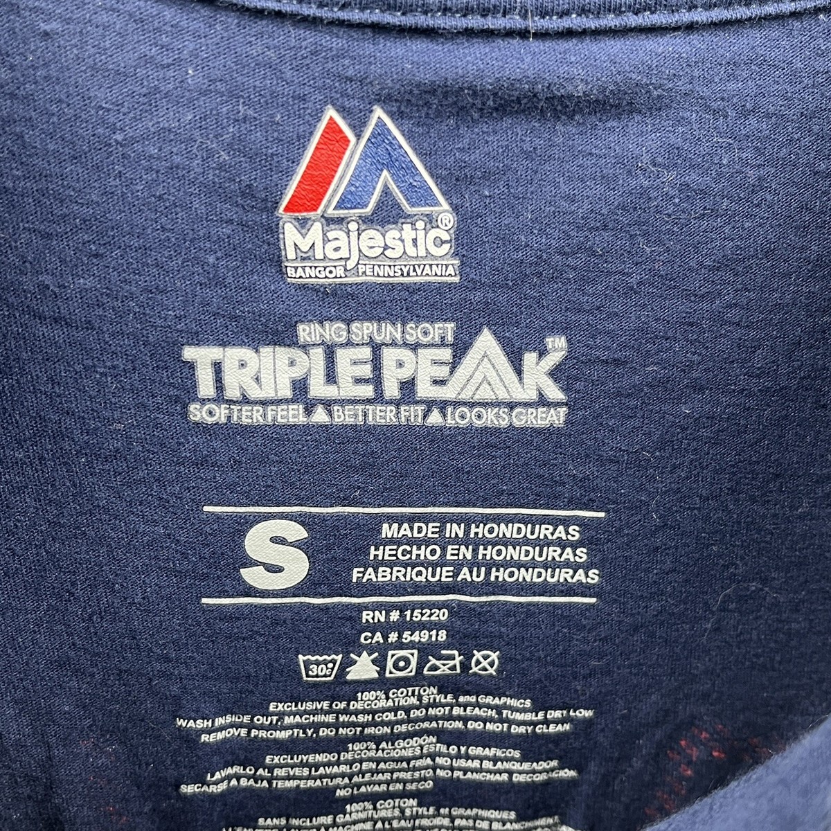 TROUT27Tシャツ Majestic Mens T Shirt Small S Angels Baseball #27 Trout