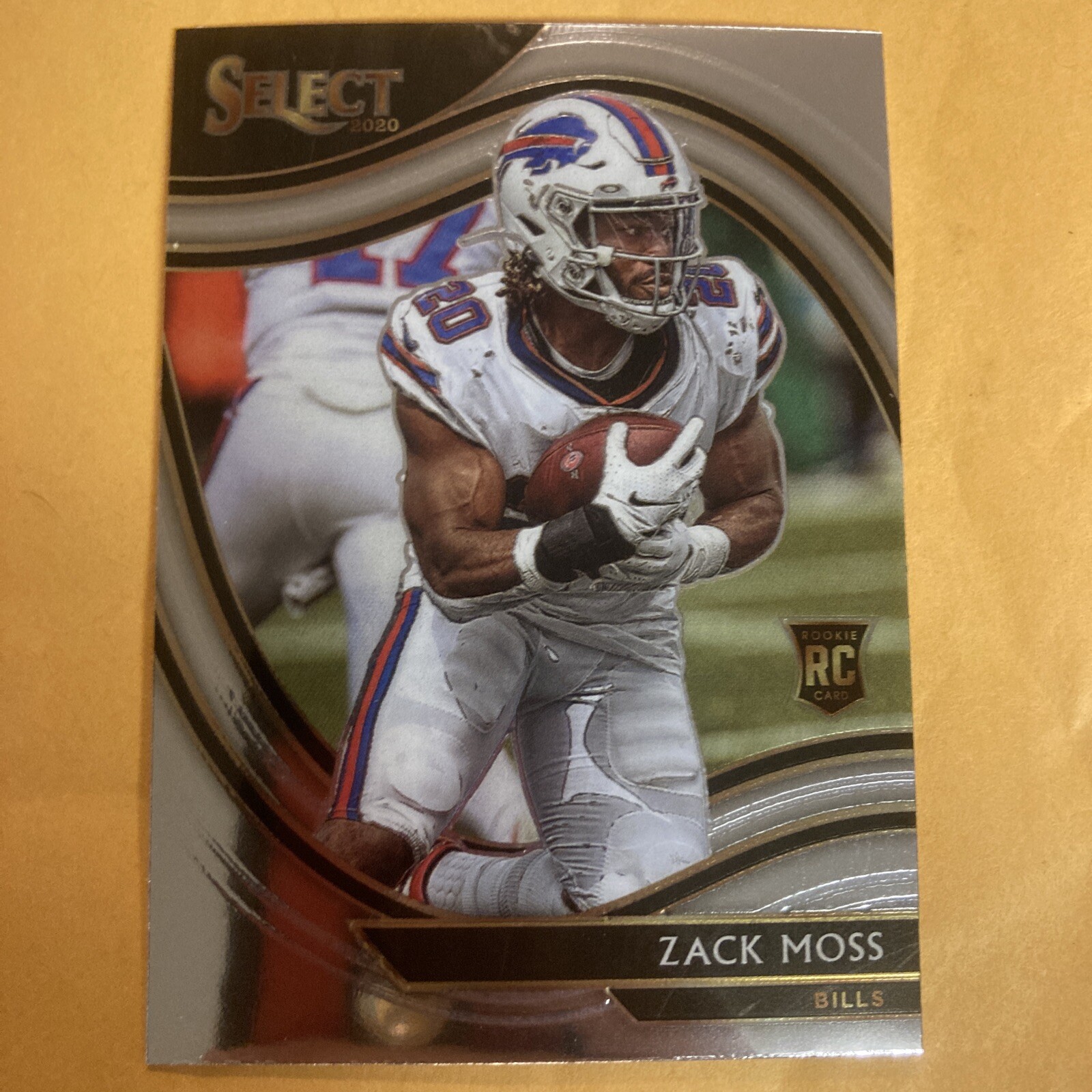 2020 Panini Select Football Zack Moss #369 Field Level Silver Prizm Rookie RC