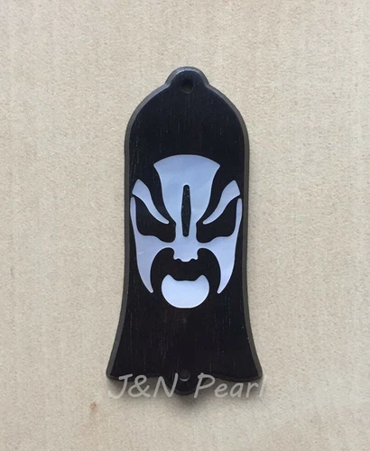 Mother of Pearl Facial Design of Beijing Opera Truss Rod Cover for Gibson Guitar