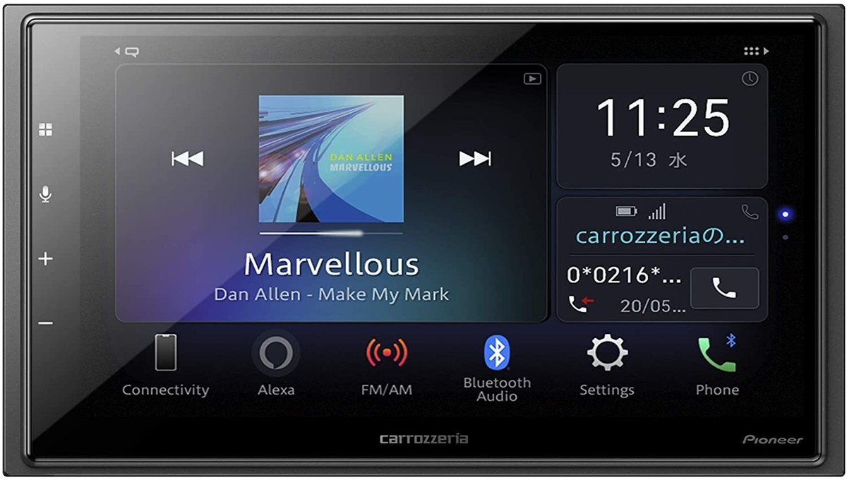 Carrozzeria Pioneer DMH-SZ700 Hi-Res Amazon Alexa Apple Car Carrozzeria Pioneer DMH-SZ700 Hi-Res Amazon Alexa Apple Car