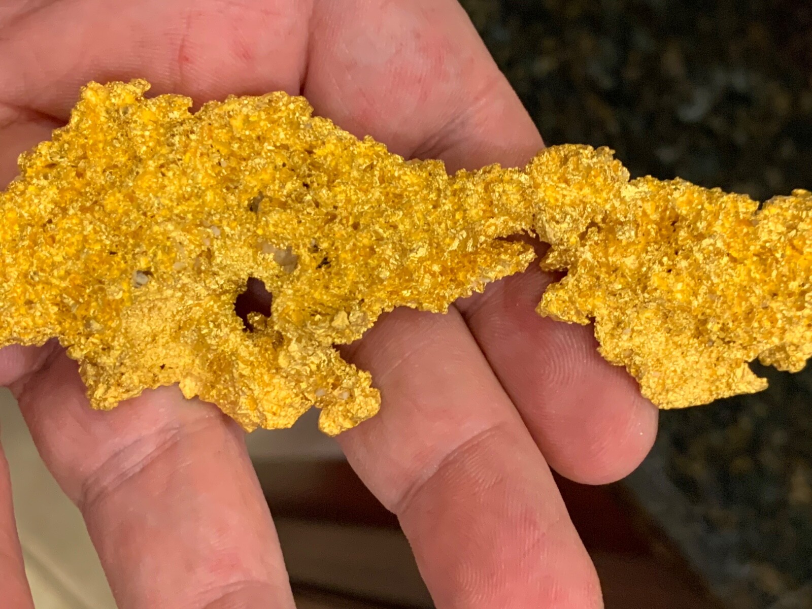 Gold Nugget Australian 1.41 Grams Natural Native High Quality Hand Prospected - Foto 2