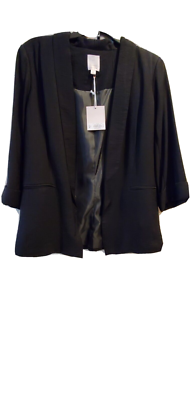Lauren Conrad Shawl Collar Blazer, Black, Size Small
