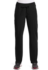 Dickies Scrubs Mid Rise Straight Leg Drawstring Pant DK130 BLK Black Free Ship