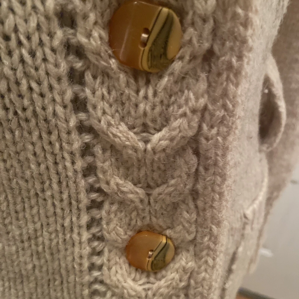 Suéter cárdigan tejido de lana virgen pequeño Peter G's General Store para mujer de colección PGS Foto 2 de 4