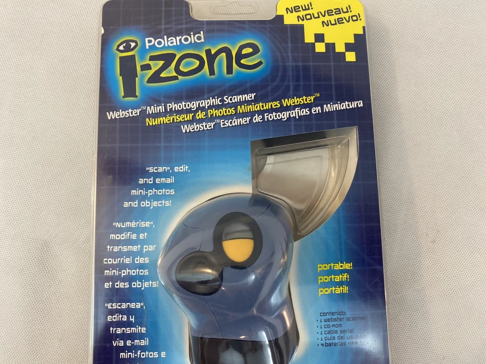 Polaroid I-Zone Webster Mini Photographic Scanner New Sealed PN21587X-0 8/00 - Image 3 of 4